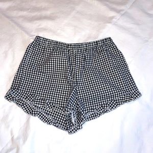 LA Hearts gingham shorts